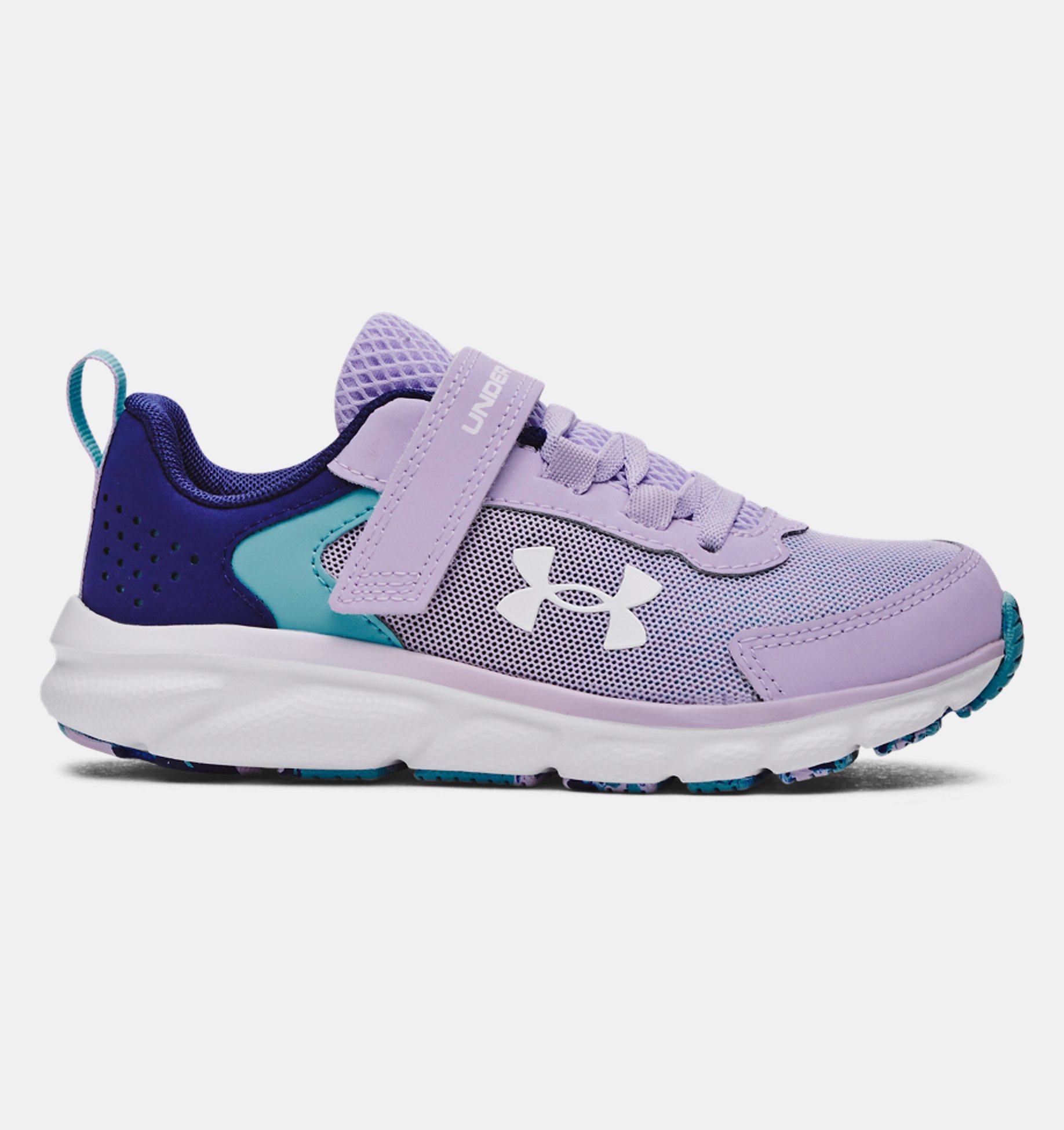 Girls' Pre-School UA Assert 9 AC Running Shoes, Purple, pdpZoomDesktop image number 0